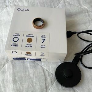 Oura Ring Rose Gold Gen 3 size 7
